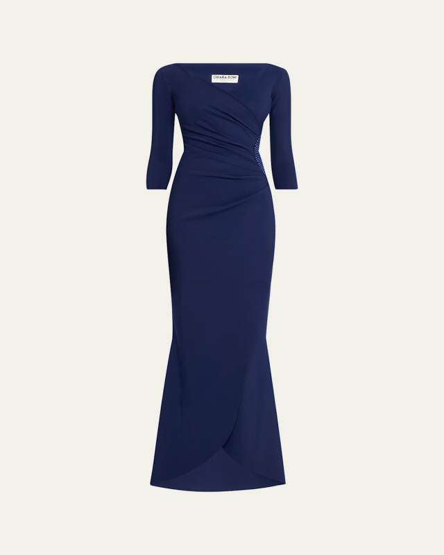 Emerentienne Embellished Mermaid Gown
